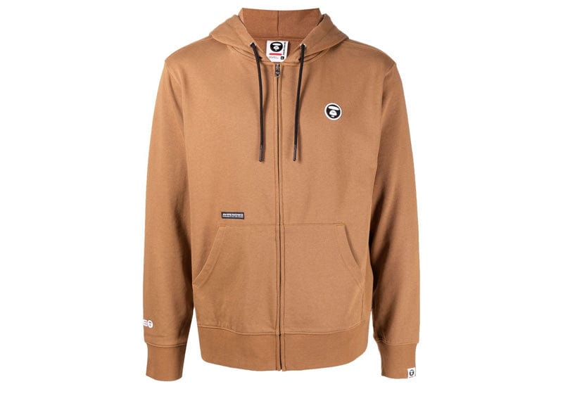 AAPE Brown Zip Up Hoodie – Court Order