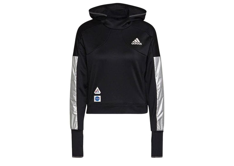 adidas Space Hoodie Running Sports Black – Court Order