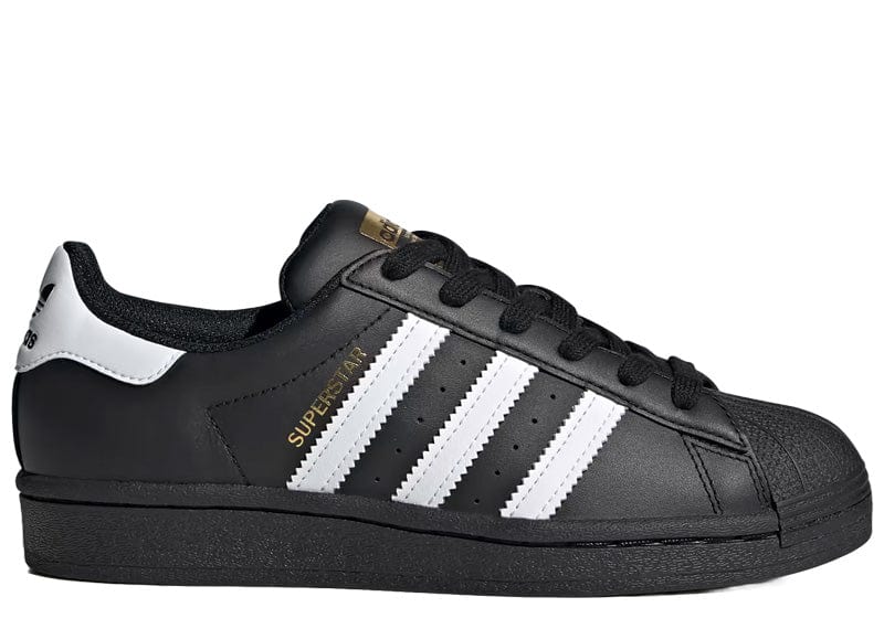 adidas Superstar Core Black Cloud White Gold GS Court Order