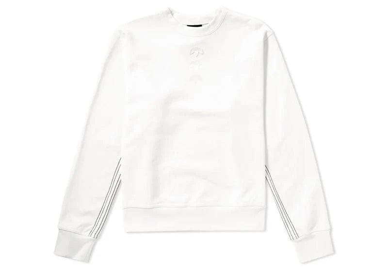 Adidas x Alexander Wang Logo Crew Sweat White Court Order