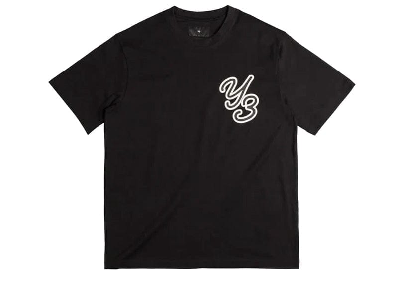 ADIDAS Y 3 GRAPHIC SHORT SLEEVE TEE Black