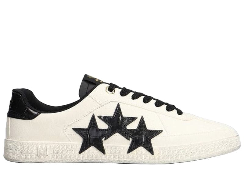 Amiri Croc Debossed Pacific Star Appliqué White – Court Order