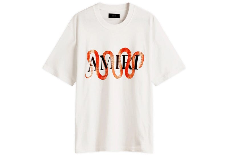 Amiri Snake T-Shirt Ivory (2025) – Court Order
