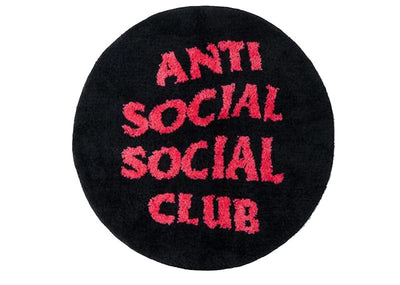 Anti Social Social Club Accessories Anti Social Social Club No Shoes Inside Rug Black