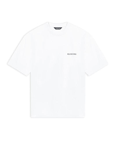 Balenciaga Streetwear Balenciaga Logo White T-shirt