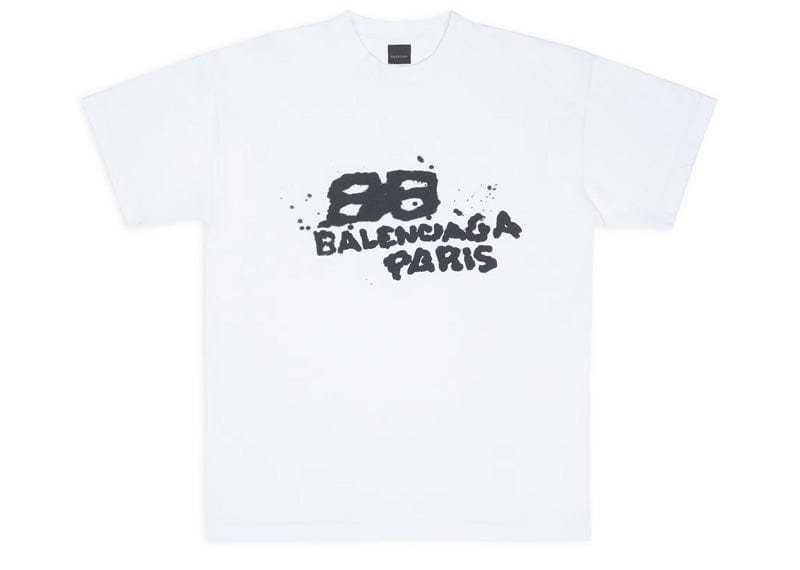 BALENCIAGA MEN'S cheapest BB PARIS ICON T-SHIRT