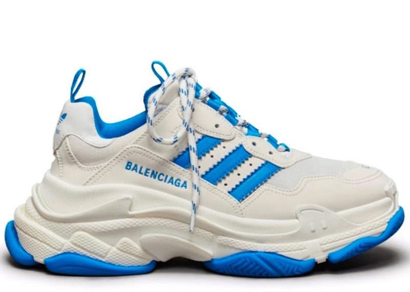 Balenciaga x adidas Triple S White Blue – Court Order