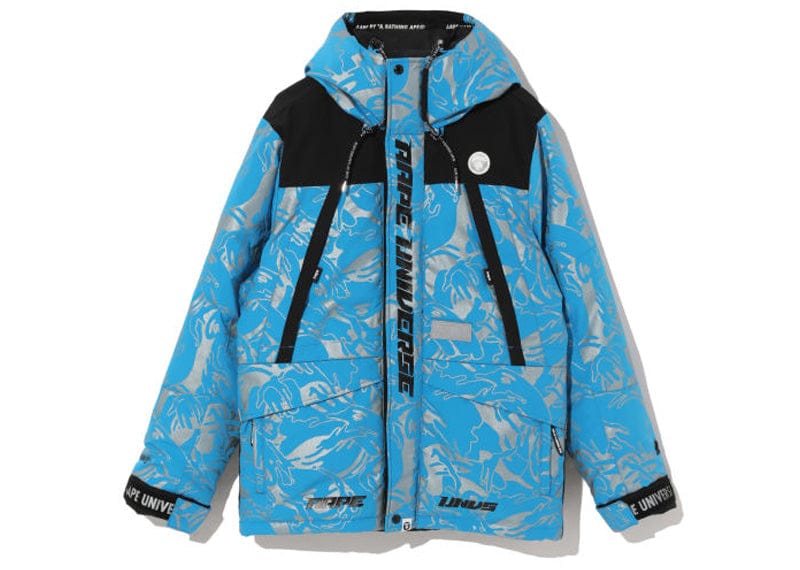 A BATHING APE ナイロンジャケット ブルー 中古・古着通販】A BATHING APE (ア ベイシング エイプ) ナイロン