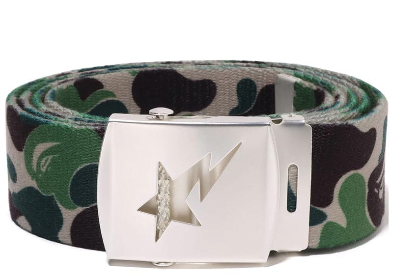 BAPE STA GI ベルト ABC CAMO Green BAPE ABC Camo Sta GI Belt Green – Court Order