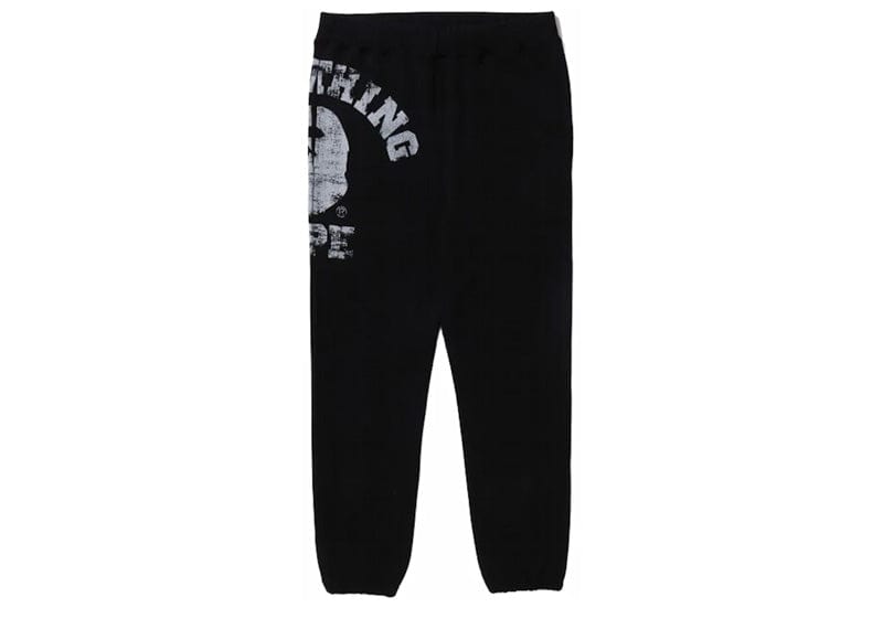 BAPE Big College Sweat Pants Black Court Order