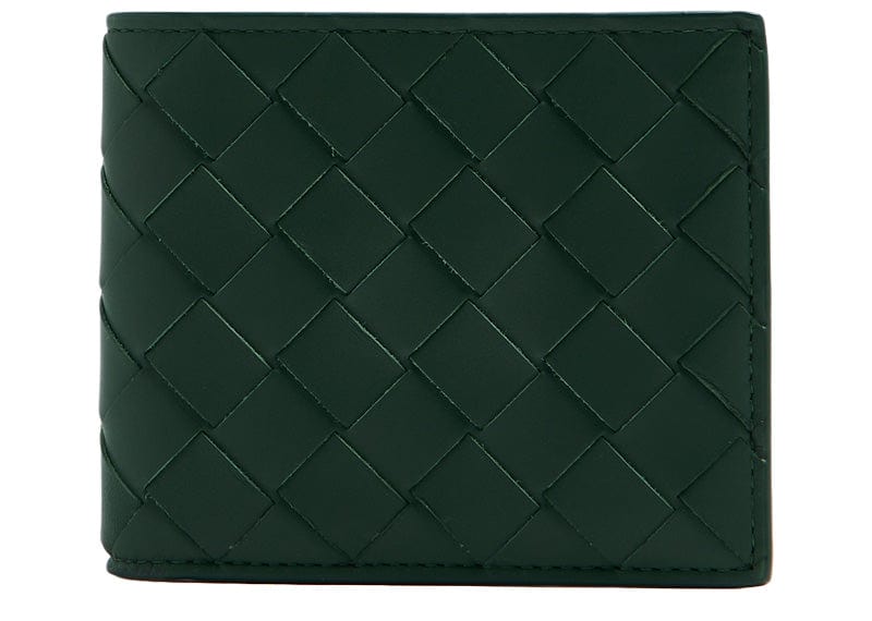 小物 Bottega Veneta Intrecciato Wallet Bottega Veneta Wallet Intrecciato Bi-Fold Green – Court Order