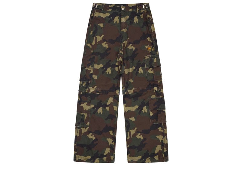 【CAMOFLAGE】Ripstop 2way cargo pants Broken Planet 2-in-1 Ripstop Cargo Pants/Shorts Camo Green – Court