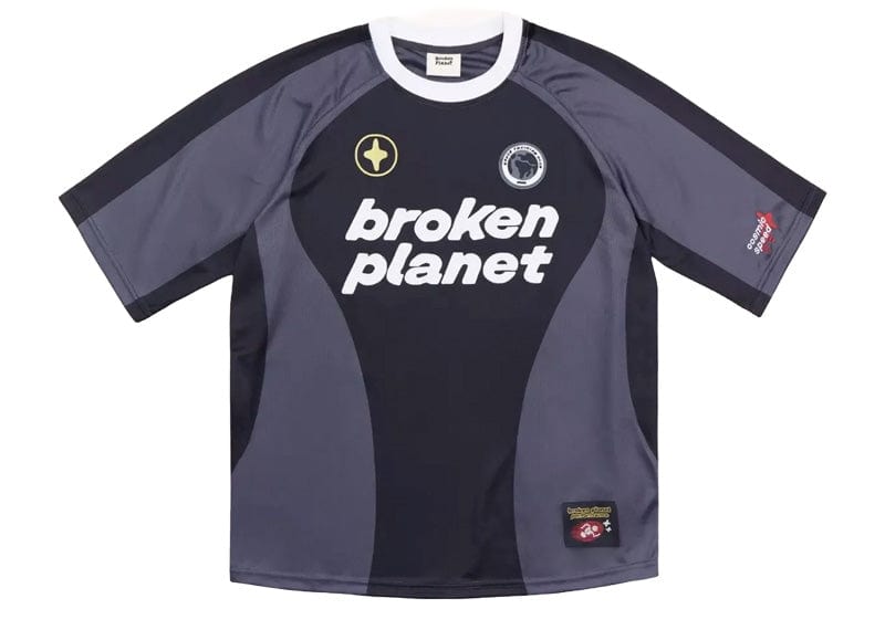 Broken Planet Football Jersey Black/Grey – Court Order