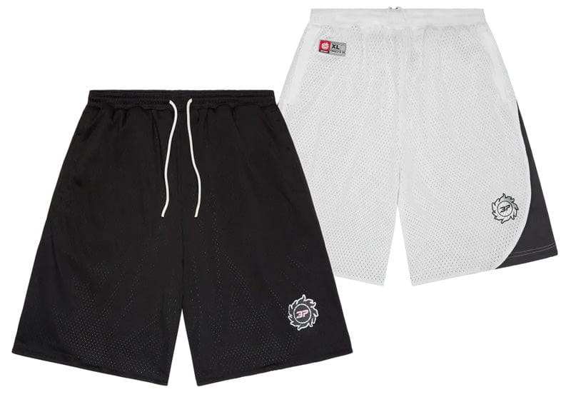 Broken Planet Reversible Mesh Shorts Black White – Court Order