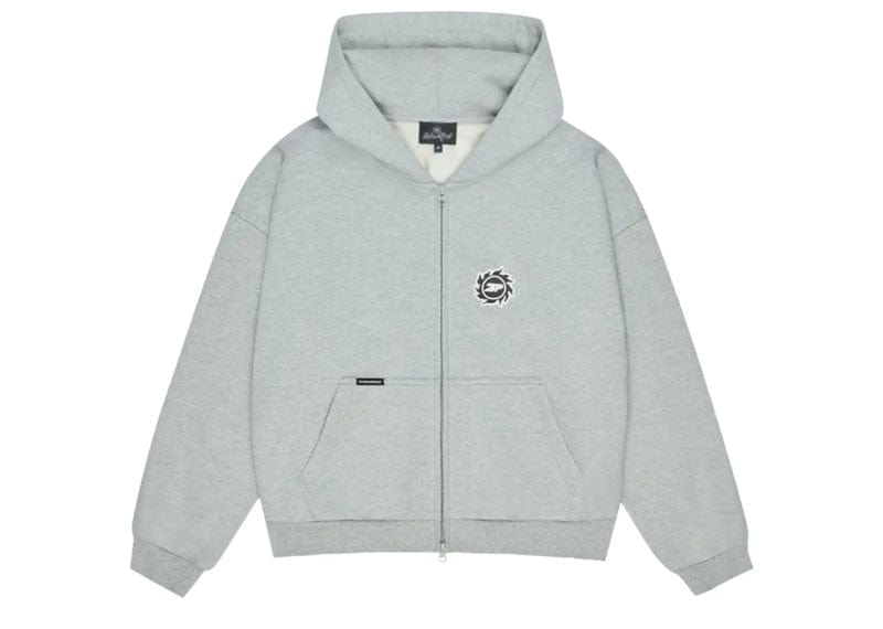 Broken Planet Sun Zip-Up Hoodie Heather Grey – Court Order