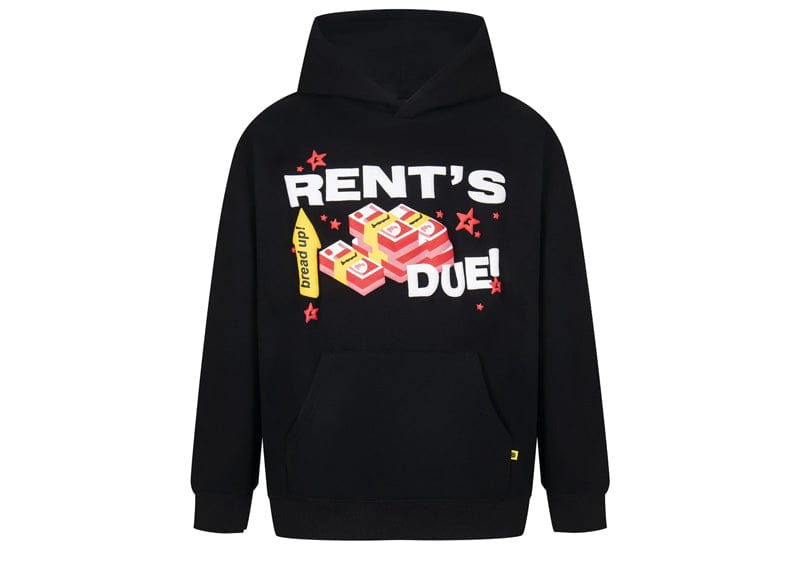 broken planet nemzzz RENT'S DUE! パーカー Broken Planet x Nemzzz Rent's Due Hoodie Midnight Black – Court Order