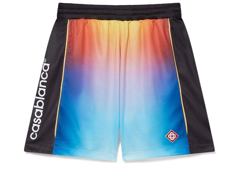 Casablanca Gradient Birdseye Mesh Football Shorts – Court Order