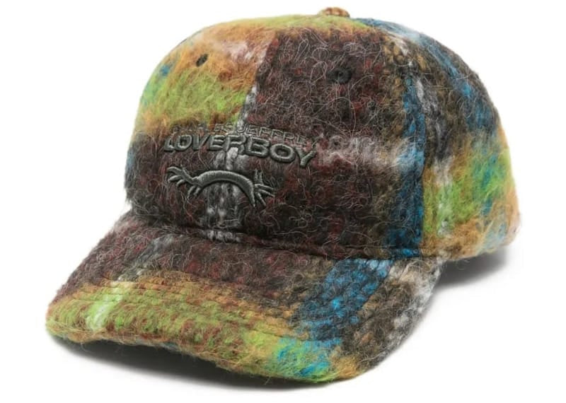 CHARLES JEFFREY LOVERBOY フライトキャップ Charles Jeffrey Loverboy Multicolor Logo Cap Green Tartan – Court