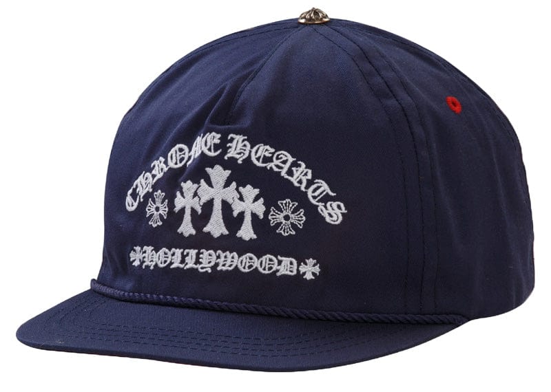 124◇CHROME HEARTS BASEBALL CAP NAVY CHROME HEARTS CH CAP NAVY O/S