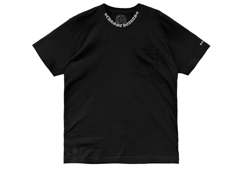 Chrome Hearts Short Sleeve Pocket Crew T-shirt Black – Court Order