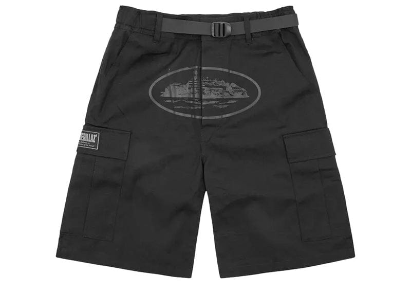 corteiz コルテイズAlcatrazカーゴショートパンツ 黒 Corteiz Alcatraz Cargo Shorts Triple Black – Court Order