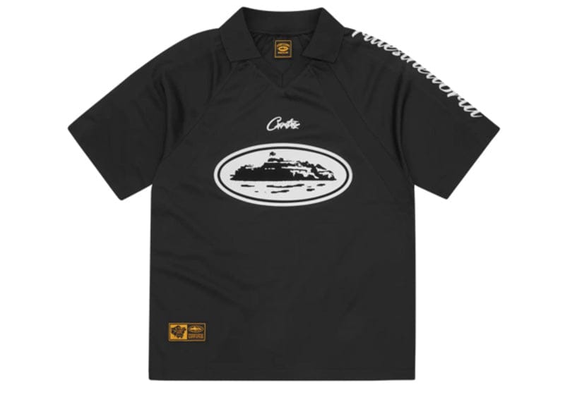 Corteiz Alcatraz Football Jersey Black – Court Order