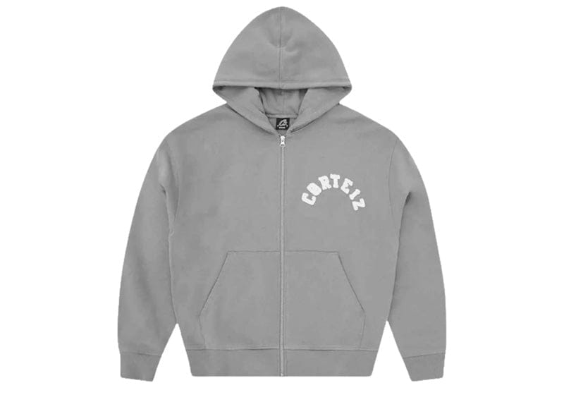 トップス corteiz Corteiz Colly Arch Zip Hoodie Pewter – Court Order