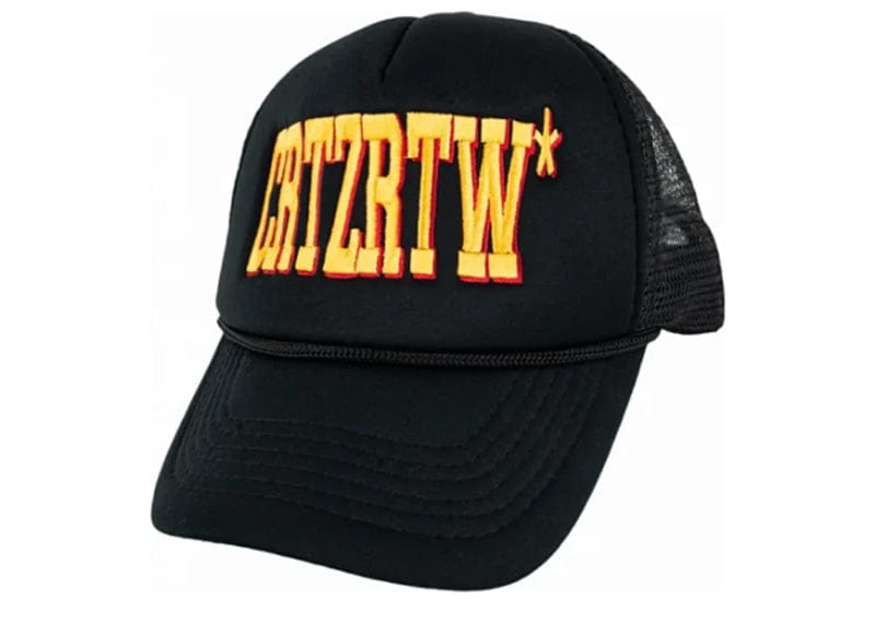 Corteiz Cultfiction Trucker Hat Black/Orange – Court Order