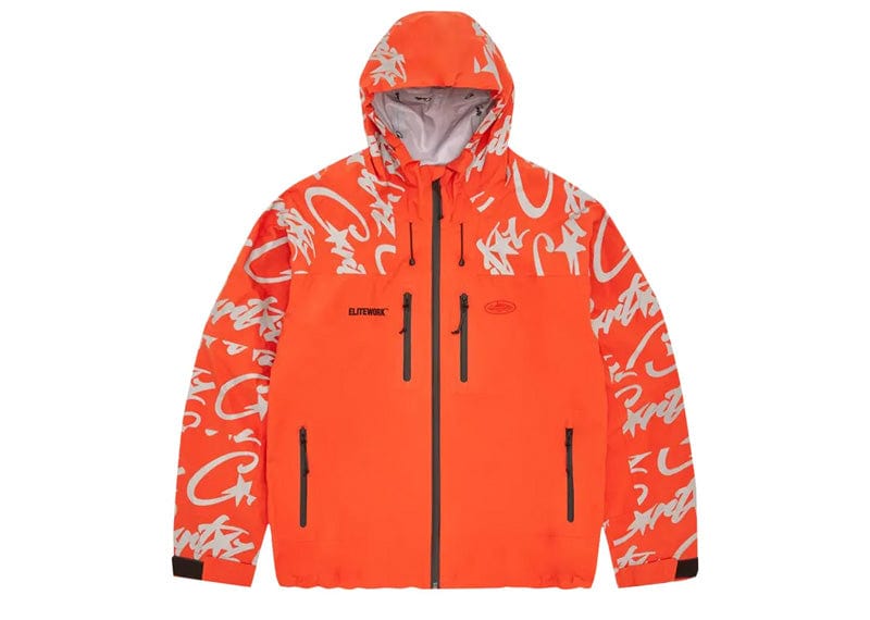 ジャケット・アウター Corteiz Elitework Shell Jacket M Corteiz Elitework Waterproof Shell Jacket Orange – Court Order