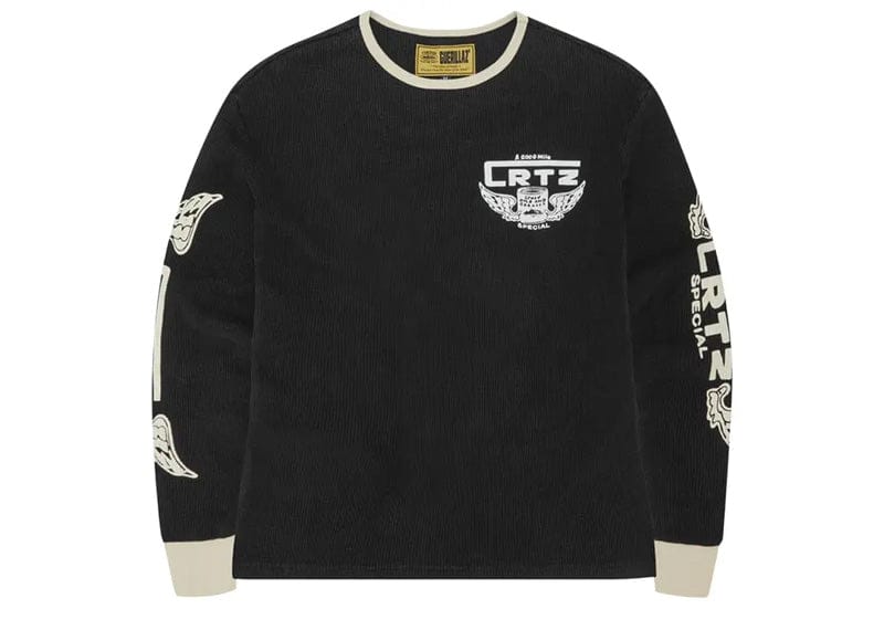 Corteiz Gasolina Waffle Long Sleeve Black – Court Order