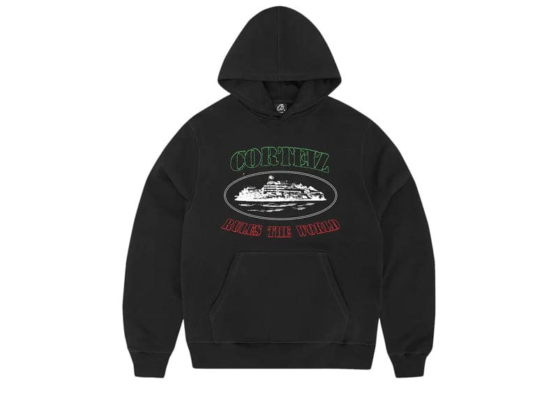 トップス CORTEIZ OG ALCATRAZ ITALIA HOODIE Corteiz OG Alcatraz Italia Hoodie Black – Court Order