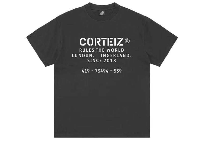 Corteiz OG Stencil Tee Black – Court Order