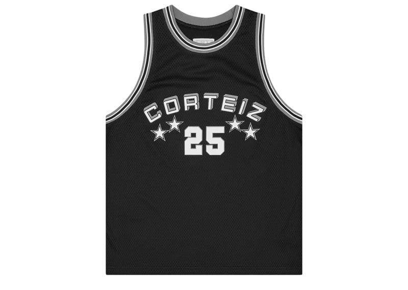 ウェア CORTEIZ STARS BBALL JERSEY BLACK Corteiz Stars Bball Jersey Black – Court Order