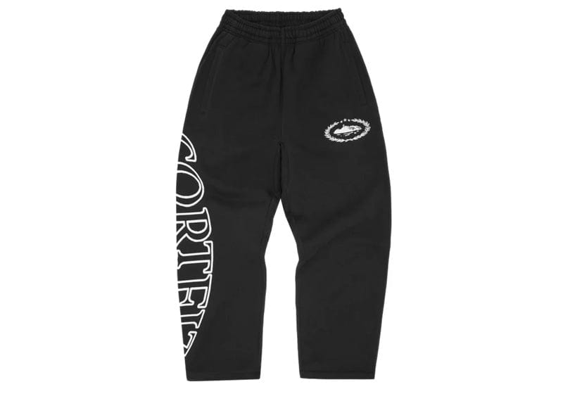 Corteiz Superior Royale Open Hem Pants black – Court Order