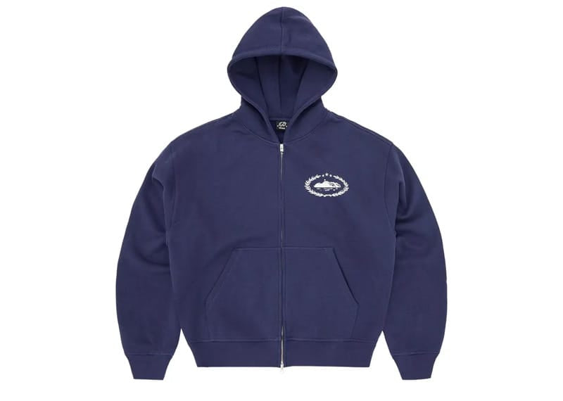 corteiz  フーディ ネイビー Corteiz Superior Royale Zip Hoodie Navy – Court Order