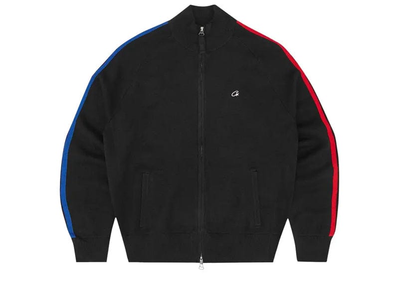 Corteiz ニットトラックジャケット Sサイズ Corteiz VVS Knit Zip Black/Red/Blue – Court Order