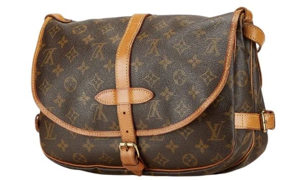 Louis Vuitton Saumur MM Monogram Shoulder Bag Canvas Crossbody Bag