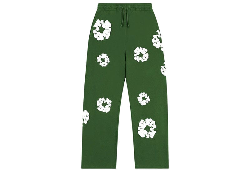 Denim Tears Cotton Wreath Baggy Sweatpants Green – Court Order