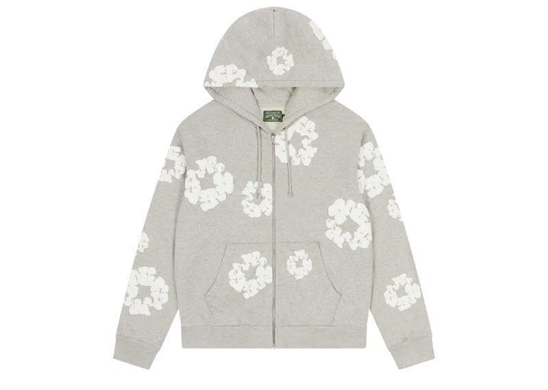 타*様 DENIMTEARS Cotton Wreath ZipHoodie B Denim Tears Cotton Wreath Zip Hoodie Grey – Court Order