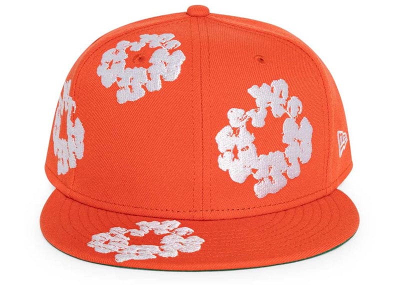 Denim Tears New Era Cotton Wreath 59/50 Cap Orange – Court Order