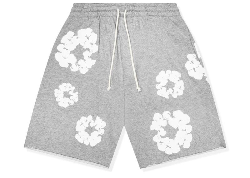 Denim Tears The Cotton Wreath Shorts Dark Grey – Court Order