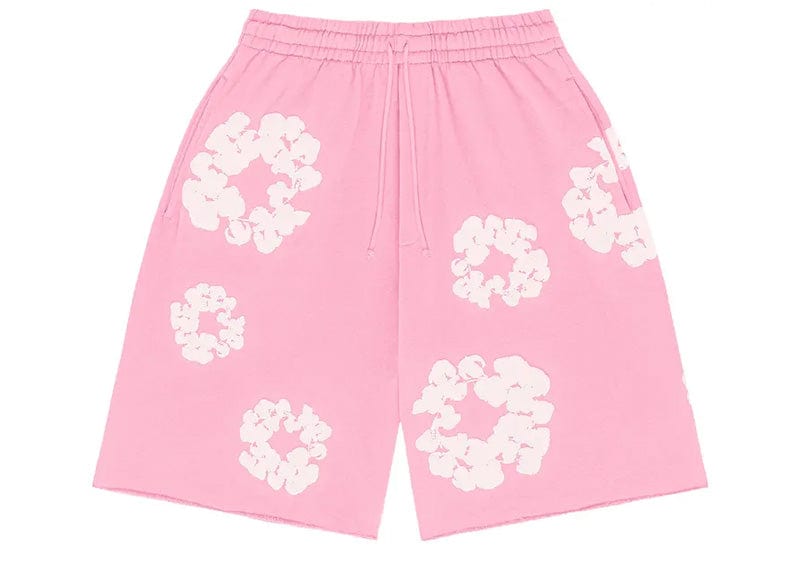 DENIM TEARS フラワー　プリント ショートパンツ　ピンク Denim Tears The Cotton Wreath Shorts Pink – Court Order