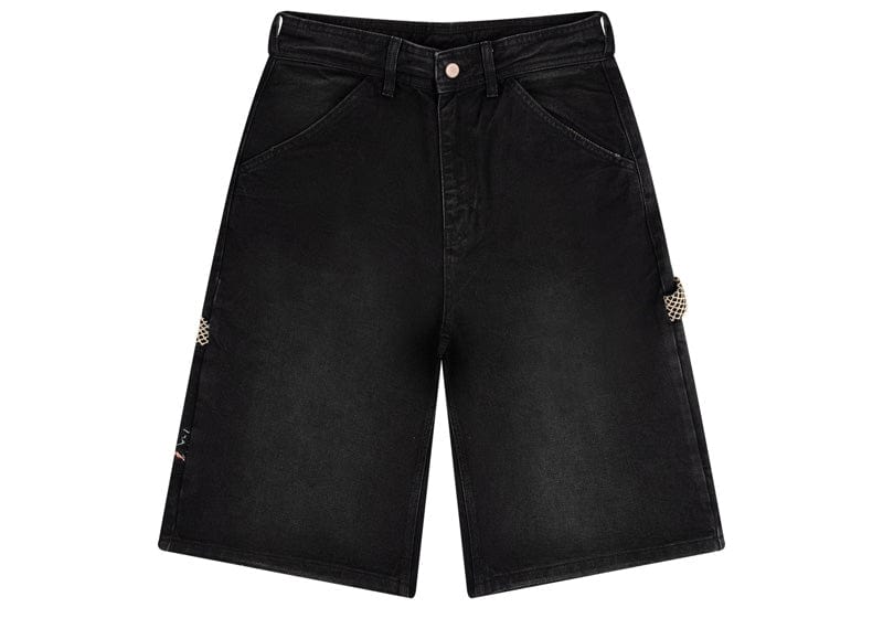 Derschutze Lotus Fishnet Jorts Black – Court Order