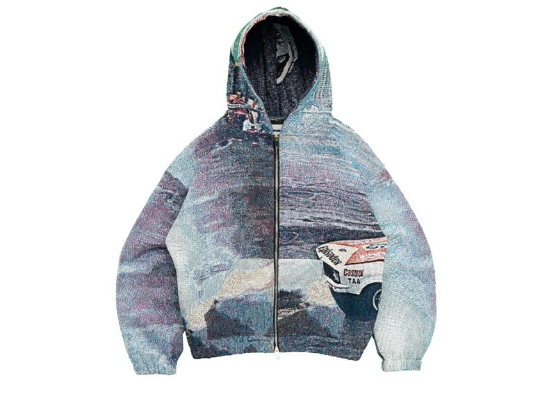 Episodes DRIFT Tapestry Zip-Up Hoodie Flat Lay – Court Order