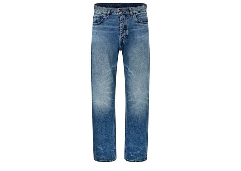 Fear of God Essentials 5-Pocket Jeans Blue – Court Order