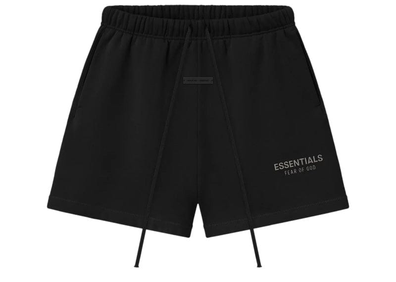Fear of God Essentials Classic Fleece Sweatshort Jet Black – Court