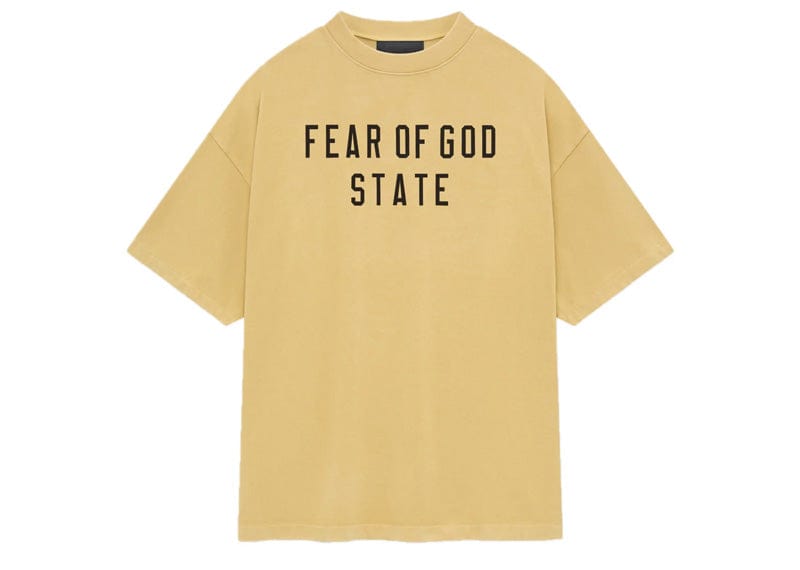 Fear of God Essentials Heavy Crewneck Tee Amber – Court Order