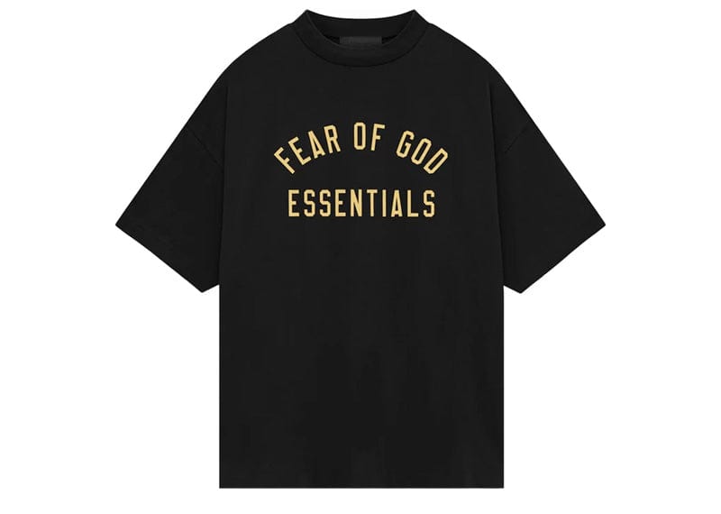 Fear of God Essentials Jersey Crewneck Tee Black – Court Order