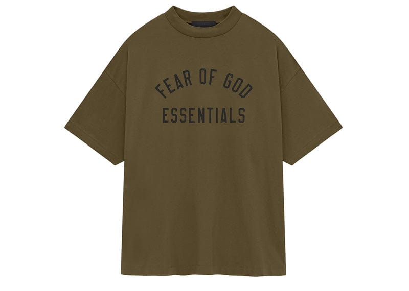 Fear of God Essentials Jersey Crewneck Tee Olive – Court Order