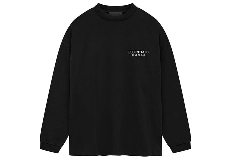 Fear of God Essentials Jersey Long Sleeve T-Shirt Black – Court Order